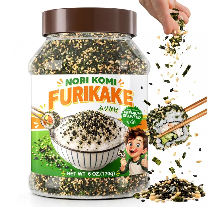 6 oz Nori Komi Furikake Rice Seasoning with Seaweed & Sesame