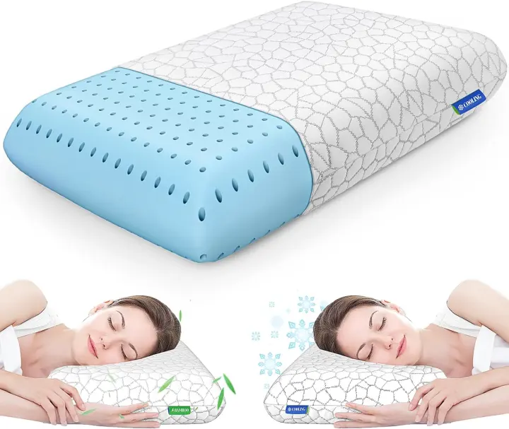 Memory Foam Bed Pillow for Neck Support and Sleep Comfort